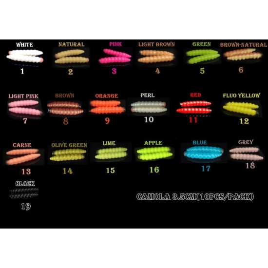 Силиконова камола 35мм P.L. Softbaits Силиконова камола 35мм P.L. Softbaits