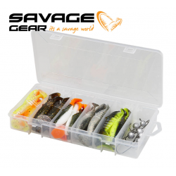 Savage Gear Cannibal Shad Kit 8 & 10cm Mixed Colors 36pcs Комплект силиконови примамки
