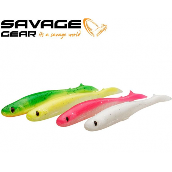 SG Slender Scoop Shad 11cm 7g Dark Water Mix 4Pcs SG Slender Scoop Shad 11cm 7g Dark Water Mix 4Pcs