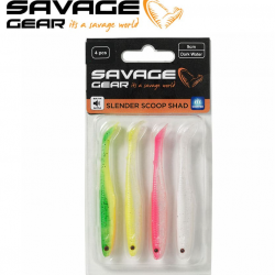 SG Slender Scoop Shad 15cm 17g Clear Water Mix 4pcs SG Slender Scoop Shad 15cm 17g Clear Water Mix 4pcs