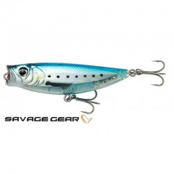 Savage Gear 3D Minnow Pop Walker 5.5cm Повърхностна примамка Savage Gear 3D Minnow Pop Walker 5.5cm Повърхностна примамка