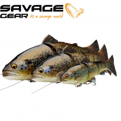 Savage Gear 4D Line Thru Trout 20cm 93g Силиконова примамка Savage Gear 4D Line Thru Trout 20cm 93g Силиконова примамка