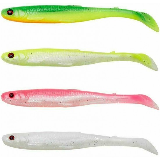SG Slender Scoop Shad 15cm 17g Dark Water Mix 4pcs