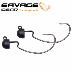 SG Tungsten Ewg Ned Head #2/0 3.5g Matt Black 2pcs SG Tungsten Ewg Ned Head #2/0 3.5g Matt Black 2pcs