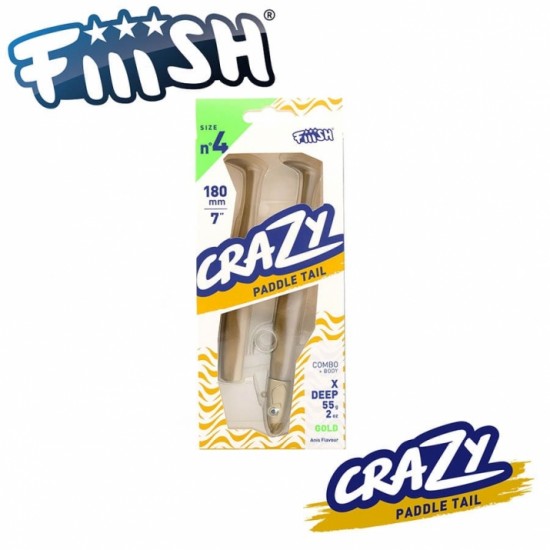 Fiiish Crazy Paddle Tail 180 Combo - 18cm, 55g Силиконова примамка