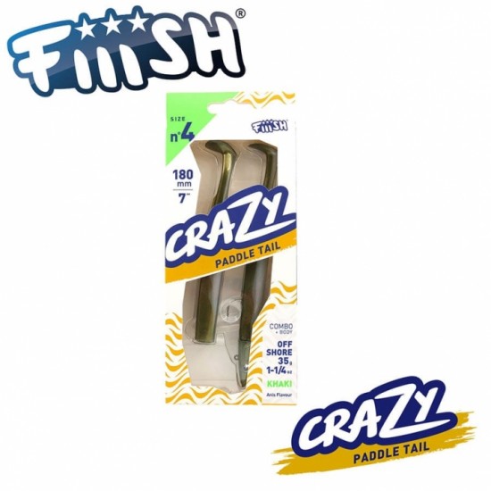Fiiish Crazy Paddle Tail 180 Combo - 18cm, 35g Силиконова примамка Fiiish Crazy Paddle Tail 180 Combo - 18cm, 35g Силиконова примамка