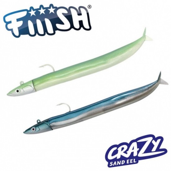 Fiiish Crazy Sand Eel No1 Double Combo - 10cm, 10g Силиконова примамка