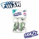 Fiiish Crazy Sand Eel No3 Jig Head 90g Deep Джиг глава