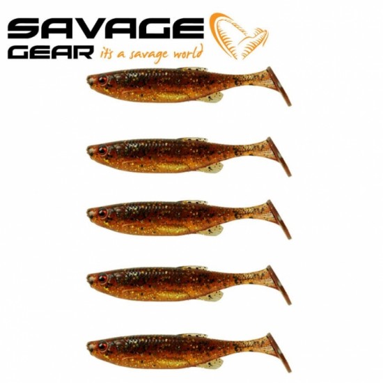 Savage Gear Fat Minnow T-Tail 9cm 5pcs Комплект силиконови примамки Savage Gear Fat Minnow T-Tail 9cm 5pcs Комплект силиконови примамки