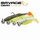 Savage Gear Fat Minnow T-Tail RTF 10.5cm + 10g #3/0 Mix 4pcs Комплект силиконови примамки Savage Gear Fat Minnow T-Tail RTF 10.5cm + 10g #3/0 Mix 4pcs Комплект силиконови примамки