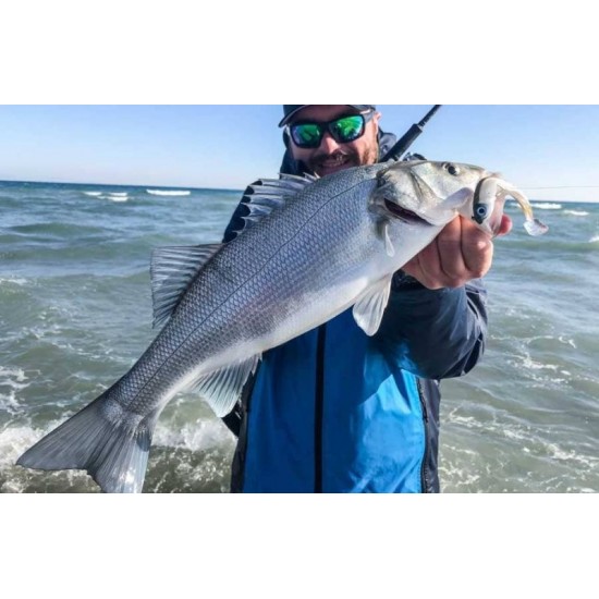Fiiish Black Minnow No3 12cm Combo Deep 37g Kaki + Rechange - BM1323 - Leurre Souple Pêche Carnassiers