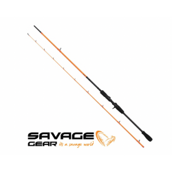 Savage Gear Orange Ltd Medium Game BC + Abu Garcia REVO5 X-HS Бейткастинг комплект въдица и макара