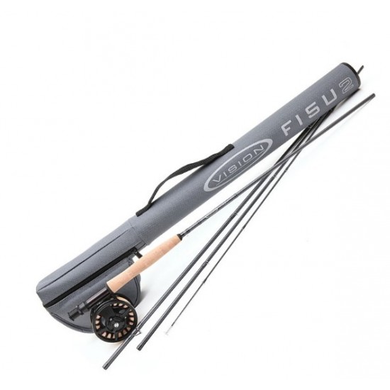 Vision Fisu 10.6ft 3wt Мухарски комплект Vision Fisu 10.6ft 3wt Мухарски комплект