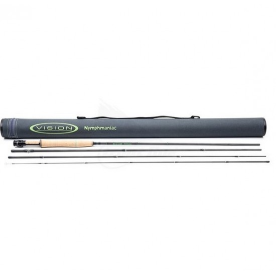 Vision Nymphmaniac 10ft 4wt 4pc Мухарска въдица (Мухарка) Vision Nymphmaniac 10ft 4wt 4pc Мухарска въдица (Мухарка)