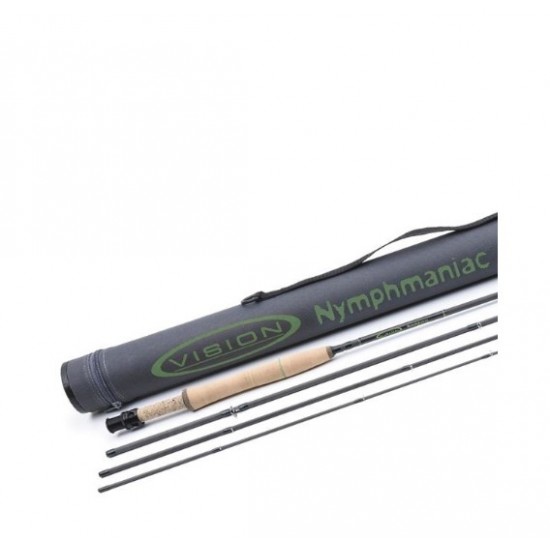 Vision Nymphmaniac 10ft 4wt 4pc Мухарска въдица (Мухарка) Vision Nymphmaniac 10ft 4wt 4pc Мухарска въдица (Мухарка)