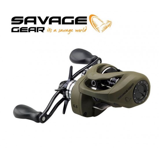 Savage Gear SG4 Medium Game Trigger + Savage Gear SG8 Бейткастинг комплект въдица и макара