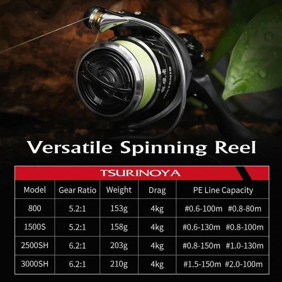 Tsurinoya Artemis 3000SH Спининг макара Tsurinoya Artemis 3000SH Спининг макара