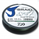 Плетено влакно Daiwa J-BRAID X4 DARK GREEN (тъмно зелено) – 135m