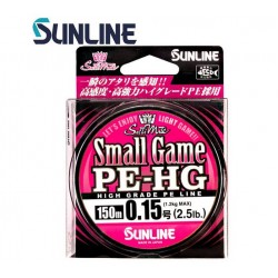 Sunline Small Game PE-HG Sakura Pink 150m Плетено влакно