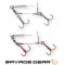 Savage Gear Carbon49 Corkscrew Stinger Double Hook Стингер с две куки