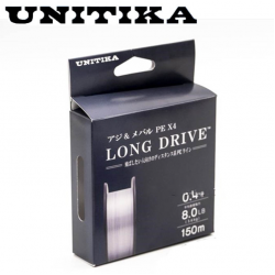Unitika Long Drive PE Aji Membaru 150m White Плетено влакно Unitika Long Drive PE Aji Membaru 150m White Плетено влакно