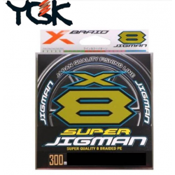 YGK X-Braid Super Jigman X8 300m Плетено влакно YGK X-Braid Super Jigman X8 300m Плетено влакно
